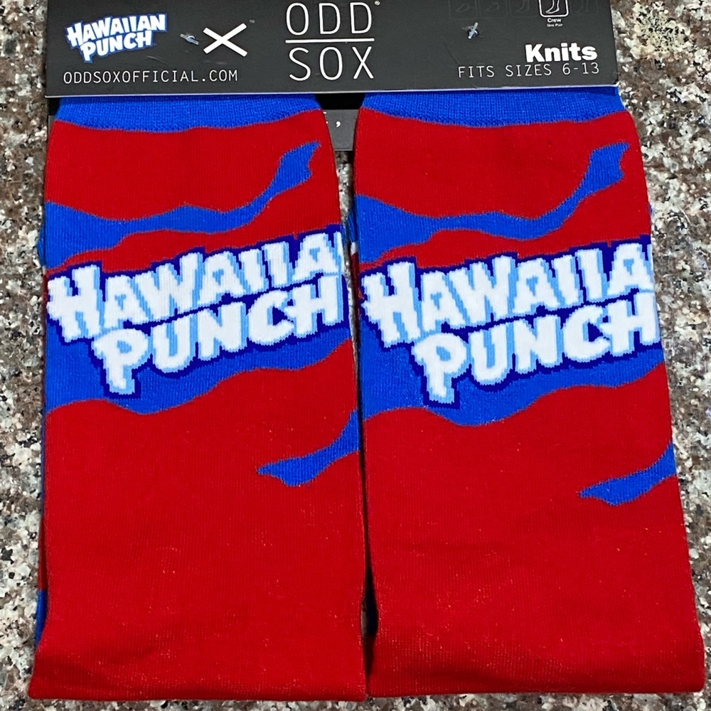 ODD SOX Hawaiian Punch‎ Crew Knits Socks